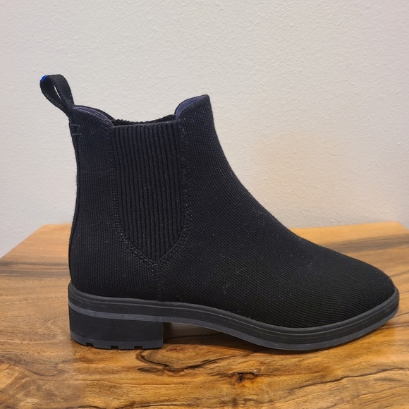 Rothy's The Lug Waterproof Boot in Onyx Black -NWOT - Picture 6 of 11